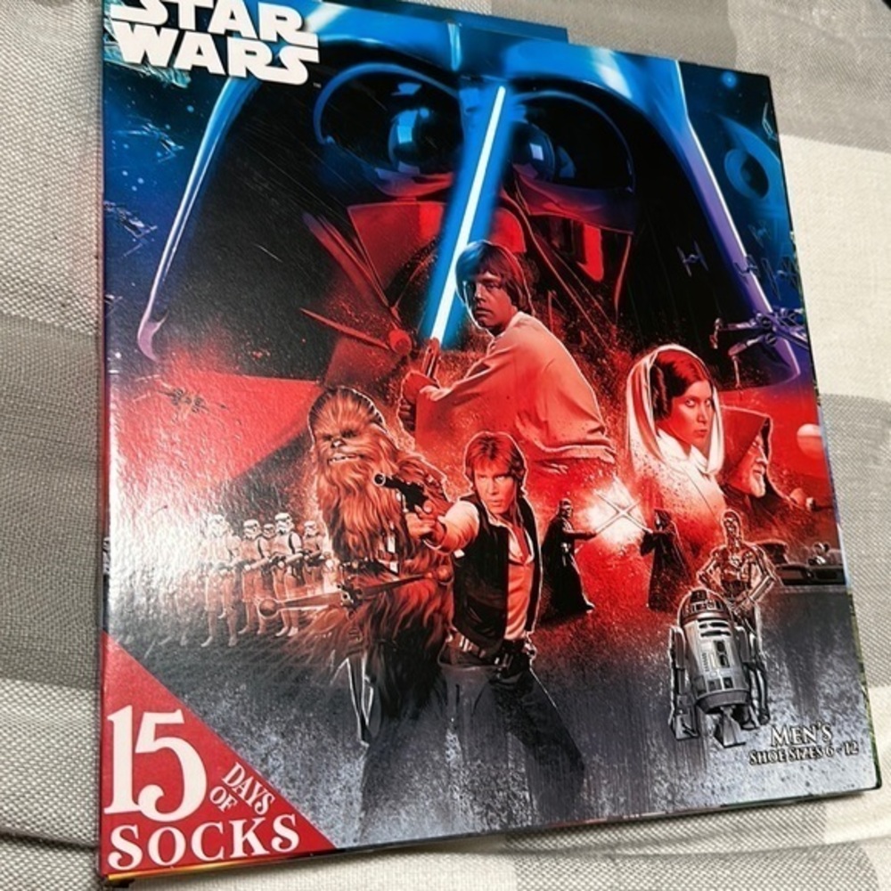 Star Wars 15 Days of Socks Gift Box Low Cut & Crew